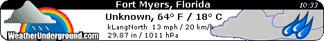 Click for Fort Myers, Florida Forecast
